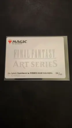 Sin, Spira's Punishment 36/53 Art Series Final Fantasy MTG - Image 2