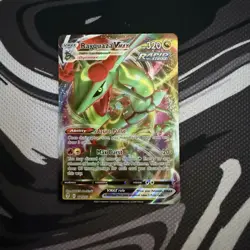 Pokemon TCG: Rayquaza VMAX Holo Ultra Rare Card Evolving Skies 111/203 NM/Mint - Image 1