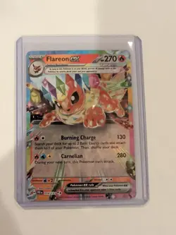 Flareon ex 014/131 SV: Prismatic Evolutions Double Rare Pokemon Card - Image 1