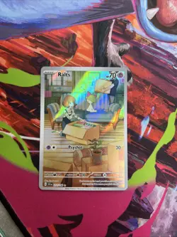 Pokemon TCG Ralts Scarlet & Violet Base Set Holo Illustration Card 211/198 - Image 1