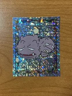 Weezing Holofoil 1999 Topps Merlin Pokemon Sticker #S17 - Image 1