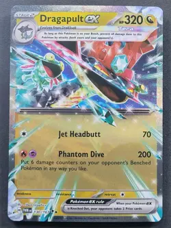 Dragapult ex 130/167 Double Rare Twilight Masquerade Pokemon TCG - Image 1