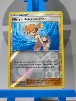 Misty's Determination 62/68 - Reverse Holo Sun & Moon Hidden Fates - Pokemon TCG - Image 3
