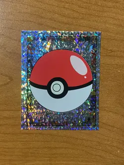 1999 Pokemon Merlin Stickers Pokeball Special Glitter Holo S24 - Image 1