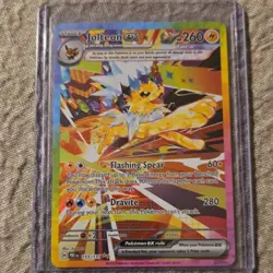 Pokemon TCG Jolteon ex Sv: Prismatic Evolutions 153/131 Holo EX 260 HP SIR - Image 1