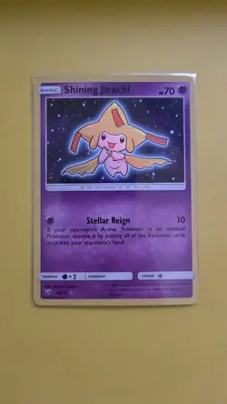 Shining Jirachi - 42/73 Shining Legends Shiny Holo Rare Pokemon - NM - Image 1