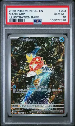 2023 POKEMON PAL EN-PALDEA EVOLVED #203 MAGIKARP PSA 10 - Image 1