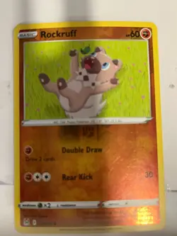 Rockruff - 109/196 Lost Origin Pokemon Reverse Holo Foil Rare - Image 1