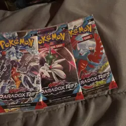 Pokemon Scarlet And Violet Paradox Rift X4 Sealed Packs All Pack Art - Image 5