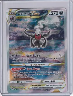 Darkrai VSTAR Pokemon: Crown Zenith Galarian Gallery Ultra Rare GG50/GG70 NM - Image 1
