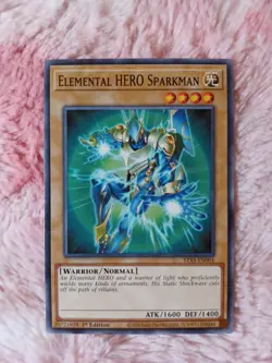 3X Yu-Gi-Oh! Elemental HERO Sparkman - STAS-EN001 - Common - 1st Edition - Image 4