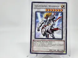YuGiOh Lightning Warrior TU07-EN007 Unlimited Rare NM - Image 1