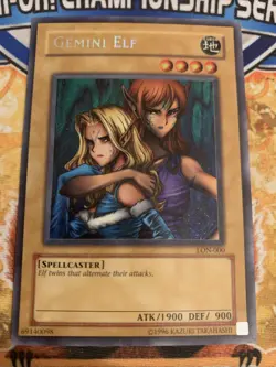 Yugioh Gemini Elf LON-000 MP - Image 1