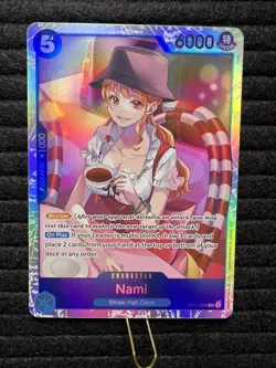 Nami OP11-054 SR Super Rare One Piece Fist of Divine Speed NM - Image 1