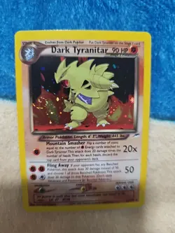Dark Tyranitar Holo Rare Card 11/105 Neo Destiny 2000 NM - Image 1