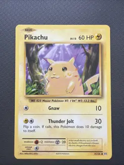 Pikachu 35/108 LP Pokemon - XY EVOLUTIONS TCG Game - CHEAP Pokemon CLASSIC CARD - Image 1