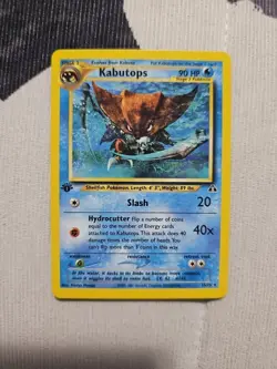Pokemon Kabutops 2001 1st Edition Neo Discovery Non-Holo Rare Card - Image 1