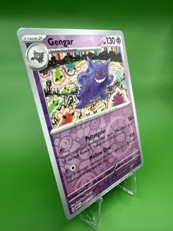 Pokemon TCG Gengar 094/165 R SV2a 151 Holo Card NM Condition Reverse Pack Fresh - Image 2