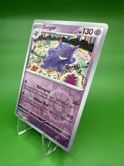 Pokemon TCG Gengar 094/165 R SV2a 151 Holo Card NM Condition Reverse Pack Fresh - Image 3