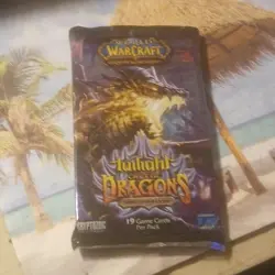 Cryptozoic World of Warcraft TCG Twilight of the Dragons Booster Pack x19 Cards - Image 1