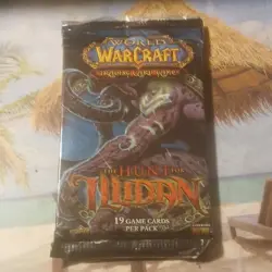 Upper Deck World of Warcraft TCG Hunt for Illidan Booster Pack 19 Cards Illidan - Image 1