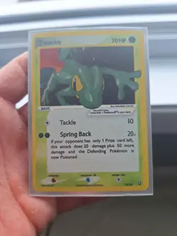 Treecko GOLD STAR CUSTOM Fan Art, DIY Custom Card, For Display Only - Image 1