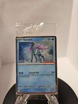 Suicune GAMESTOP Pokemon Card Sealed - Phantasmal flames 026/094 black star prom - Image 1
