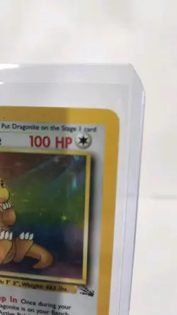 Pokemon TCG Dragonite 1st Edition Holo Fossil 4/62 Pokemon Card Excellent - Image 3