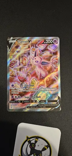 Espeon v Evolving Skies Full Art Pokemon TCG Card 180/203 - Image 3