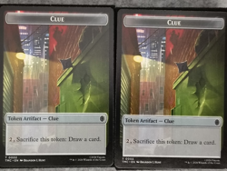 Clue token x2 Double-Sided - MTG TMNT Teenage Mutant Ninja Turtles - NM - Image 1