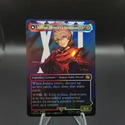 Joshua, Phoenix's Dominant Borderless (Surge Foil) - MTG Final Fantasy - NM - Image 1
