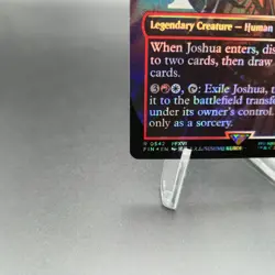 Joshua, Phoenix's Dominant Borderless (Surge Foil) - MTG Final Fantasy - NM - Image 5