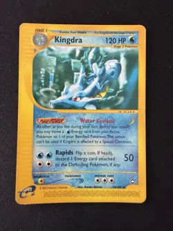 Kingdra 19/147 Pokemon Card TCG Aquapolis Non Holo Rare - Image 1