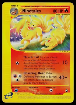 Pokemon Card - Ninetales Aquapolis 25/147 Rare Non-Holo - Image 1