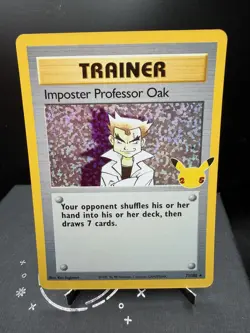 Pokemon TCG SWSH Celebrations Imposter Professor Oak 73/102 Classic Reprint NM! - Image 1
