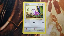 1x NM 1st Edition Rattata, Base Set Shadowless Common, Pokemon - Image 1