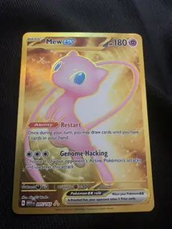 Pokemon TCG Mew EX 151/165 Scarlet & Violet 151 Near Mint Condition - Image 1