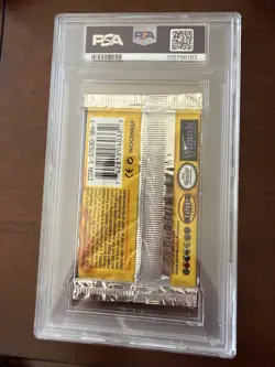 PSA 10 GEM MINT Base Set (Charizard) SEALED Pack BLACK TRIANGLE ERROR Pokemon 83 - Image 2