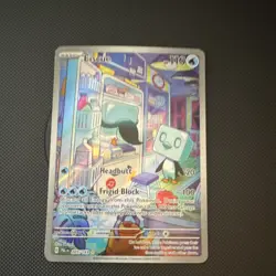 Pokemon Eiscue SV02 Paldea Evolved 205/193 Illustration Rare Full Art Holo - Image 1