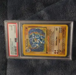 Pokemon 1st EDITION Machamp #8/102 Holo Rare - 1999 Unlimited Base Set - PSA 6 - Image 1