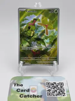 Pokemon TCG Caterpie 172/165 Illustration Rare Scarlet & Violet 151 Near Mint - Image 1