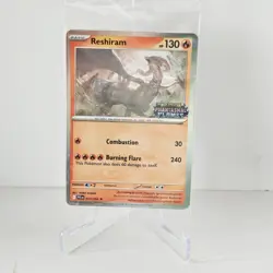 RESHIRAM 017/094 SEALED PHANTASMAL FLAMES STAMPED PROMO HOT TOPIC POKEMON NM/M - Image 1