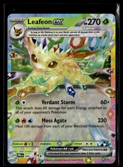 Pokemon TCG SV: Prismatic Evolutions #006/131 Leafeon ex - Image 1