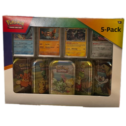 🔥 Pokemon TCG Paldea Friends Mini Tin 5-Pack Box Set | Sealed | 10 Packs - Image 3