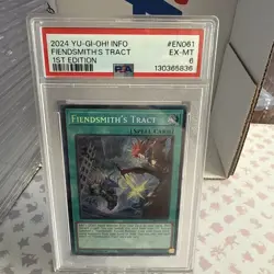 Yugioh! LP Fiendsmith's Tract - INFO-EN061 - Secret Rare - 1st Edition Lightly P - Image 1