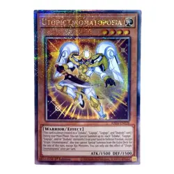 YuGiOh! Utopic Onomatopoeia (Quarter Century Secret Rare) RA04-EN028 1st Ed NM - Image 1