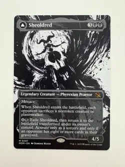 Sheoldred / The True Scriptures Showcase Borderless MTG Magic Card NM Mint MOM - Image 1