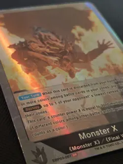 Monster X - Godzilla Card Game, "Rival Resonance" BP03-067 SR HOLO - Image 3
