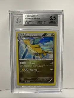 BGS 8.5 Plasma Freeze Dragonite 83/116 Holo Rare Pokemon Card - Image 1