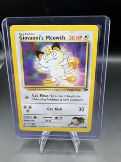 Pokemon TCG Giovanni's Meowth Gym Challenge Common Card 74/132 - Image 1